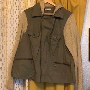 Maurice’s Army green coat w/ hood